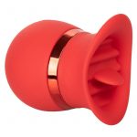 French Kiss Sweet Talker Clit Stimulator Silicone Rechargeable Waterproof Red