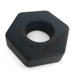 Bone Yard Bust A Nut Silicone Cock Ring Ball Stretcher Black