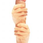 Massive The 2 Fisted Grip Fisting Trainer Realistic Dildo With Suction Cup Flesh 12 Inches