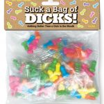 Candy Prints Suck A Bag Of Dicks Assorted Flavors 25 Each Per Bag