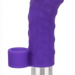 Intimate Play USB Rechargeable Finger lTeaser Silicone Waterproof Purple 2.75