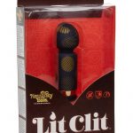 Naughty Bits Lit Clit Vibrator - Black/Gold