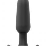 VeDO Bump Plus Rechargeable Silicone Anal Vibrator With Remote Control - Just Black