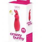 VeDO Crazzy Bunny Rechargeable Silicone Mini Vibrator - Pink