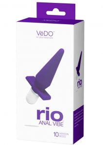 VeDO Rio Silicone Anal Vibrator - Into You Indigo