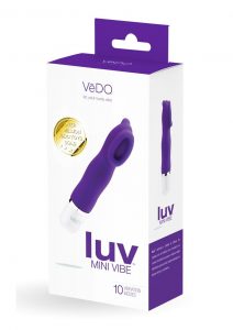 VeDO Luv Rechargeable Silicone Mini Vibrator - Into You Indigo