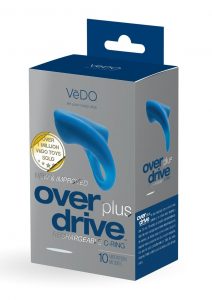 VeDO Overdrive Plus Rechargeable Vibrating Silicone Cock Ring - Midnight Madness