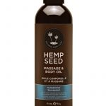 Hemp Seed Massage Oil Vegan Sensational 8oz