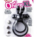 Ohare XL Vibrating Double Cock Ring - Black