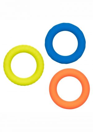 Link Up Ultra Soft Climax Cock Ring Set (3 Pieces) - Multiple