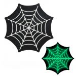 Peekaboo Glow In The Dark Webs Pasties - Black/Green