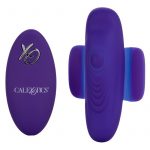 Calexotics Lock-N-Play Silicone Rechargeable Panty Vibrator - Purple