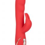 Jack Rabbit Signature Heated Silicone Ultra-Soft Rabbit Rechargeable Vibrator - Red