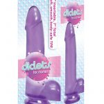 The 9`s - Diclets Jelly Dildo 7in - Purple