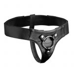 Jock Remy Adjustable Wide Band Strap-On Harness - Black