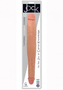 Jock Tapered Double Dildo 13in - Vanilla