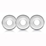 Oxballs Ringer Donut Cock Ring (3 Pack) - Clear