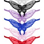 Leg Avenue Butterfly Crotchless With Pearl Sequin Detail (12 Pack) - O/S - Assorted