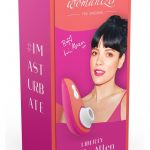 Womanizer Liberty By Lily Allen Silicone USB Rechargeable Clitoral Stimulator - Pink/Orange