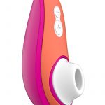 Womanizer Liberty By Lily Allen Silicone USB Rechargeable Clitoral Stimulator - Pink/Orange