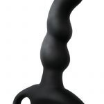 Anal-Ese Collection Rechargeable Vibrating Silicone Alpha Plug #4 - Black