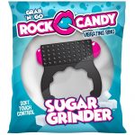 Rock Candy Sugar Grinder Vibrating Cock Ring - Black