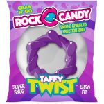 Rock Candy Taffy Twist Cock Ring - Purple