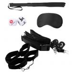 Ouch! Kits Bondage Belt Restraint System 8pc - Black