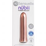 Sensuelle Nubii 15 Function Silicone Rechargeable Bullet - Rose Gold