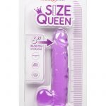 Size Queen Dildo - 6in - Purple