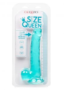 Size Queen Dildo - 8in - Blue