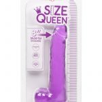 Size Queen Dildo - 8in - Purple
