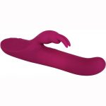 Adam andamp; Eve Eve`s Twirling Rabbit Thruster Silicone Rechargeable Vibrator - Red