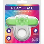 Play With Me Teaser Vibrating Cock Ring - Green
