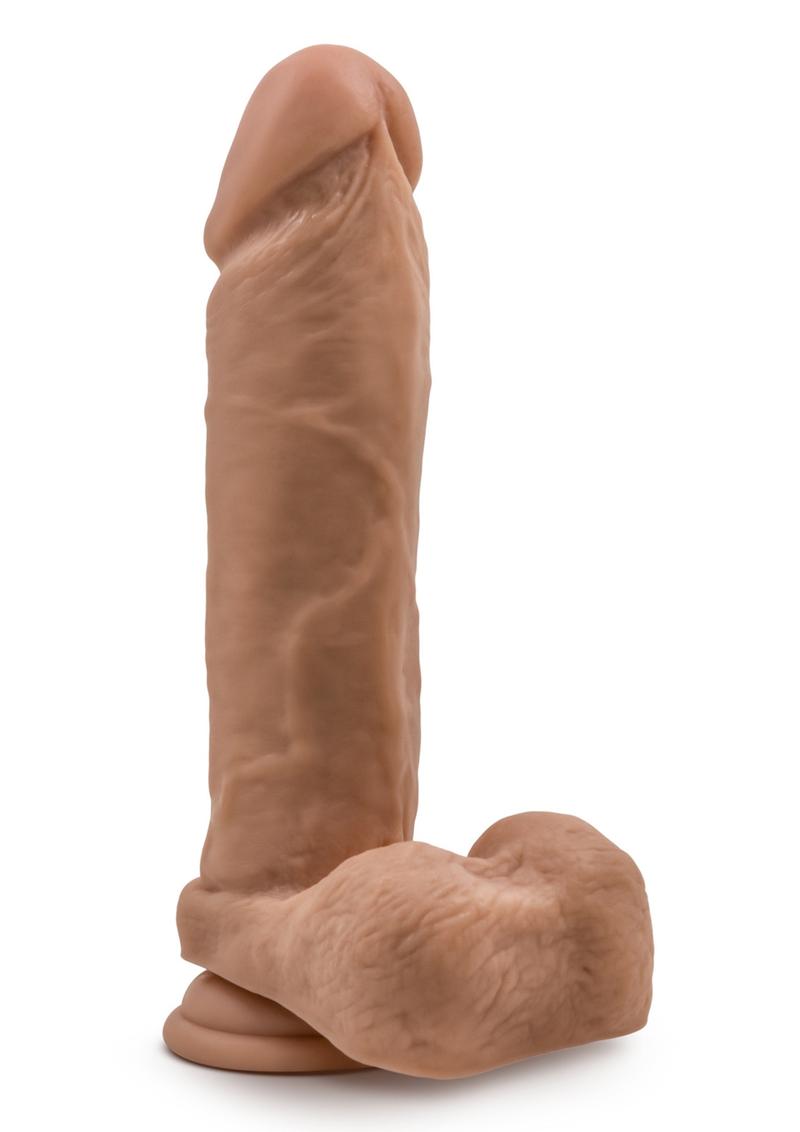 Au Naturel Dildo with Suction Cup 9.5in - Caramel