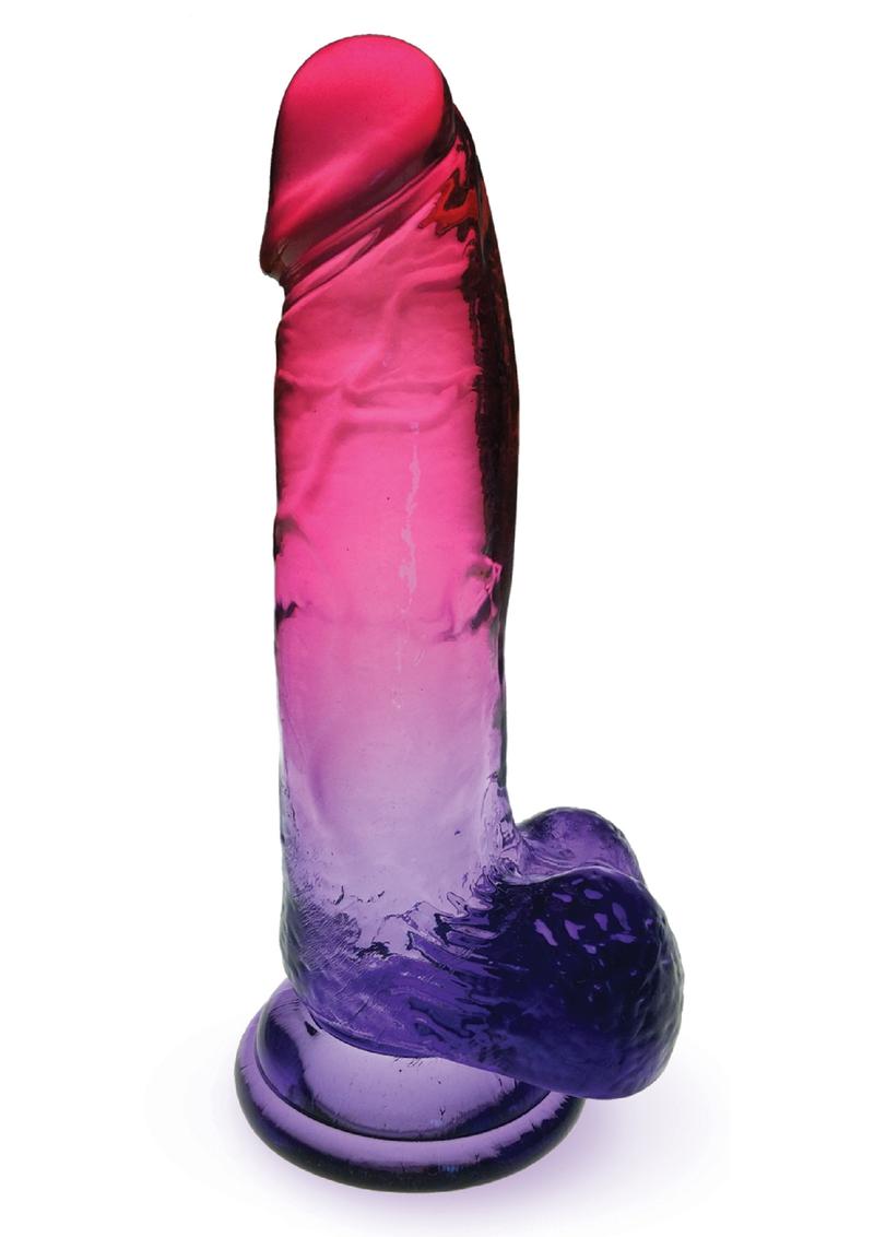 Shades Gradient 8in Dildo - Pink and Plum