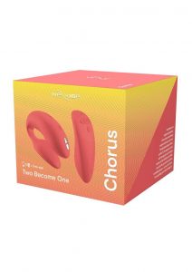 We-Vibe Chorus Rechargeable Couples Vibrator With Remote Control - Crave Coral