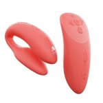 We-Vibe Chorus Rechargeable Couples Vibrator With Remote Control - Crave Coral