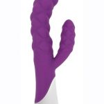 Gossip Ellen 20x Silicone Rabbit Vibrator - Purple