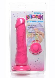 Lollicock Silicone Dildo 7in - Cherry