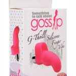 Gossip G-Thrill Rechargeable Silicone One Touch G-Spot Vibe with Full Size Bullet - Pink