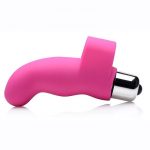 Gossip G-Thrill Rechargeable Silicone One Touch G-Spot Vibe with Full Size Bullet - Pink