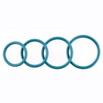 Rubber O-Ring Assorted Sizes (4 pack) - Turquoise