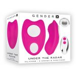 Gender X Under The Radar Rechargeable Silicone Panty Vibe with Remote Control - Pink