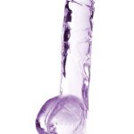 Naturally Yours Crystalline Dildo 8in - Amethyst