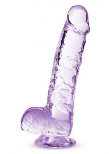 Naturally Yours Crystalline Dildo 6in - Amethyst