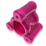 Oxballs Heavy Squeeze Ballstretcher with Stainless Steel Weights - Hot Pink