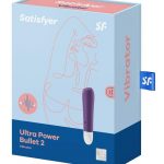 Satisfyer Ultra Power Bullet 2 Silicone Rechargeable Bullet Vibrator - Purple