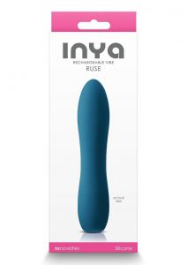 Inya Ruse Rechargeable Silicone Vibrator - Teal