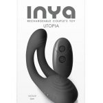 Inya Utopia Rechargeable Silicone Vibrator - Black